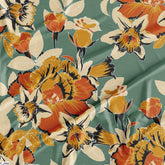 Floral Wholesale Digital Printed Fabric for Dress & Cloth